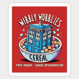 Wibbly Wobblies Cereal - They're Timey Whimey :D Sticker